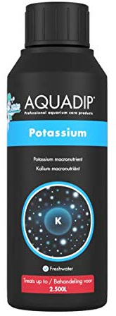 Aquadip Potassium 250ml Tropical Coldwater Aquarium Fish Tank Plant Fertiliser Treatment