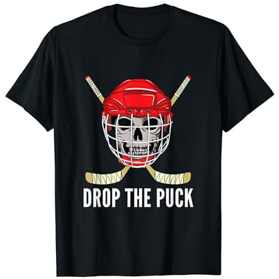 Eishockeyschläger Puck Eissport Eishockey T-Shirt