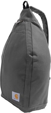 Carhartt Durable Sling Bag, Crossbody Backpack with Side Release Buckle, Tablet Sleeve and Adjustable Strap, Tipo Bandolera Unisex Adulto, Mochila Cruzada (Grava), Talla única