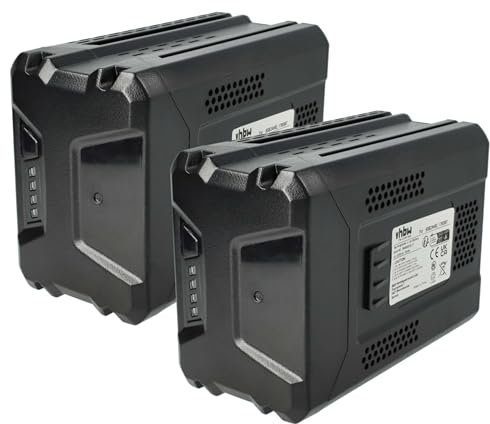 vhbw 2X Akku Ersatz für Greenworks 2901307, 80V Max, 2901302, G80B4, 2902407, G80B2, 2901207 für Rasenmäher (2000mAh 80V Li-Ion, 20 Zellen)