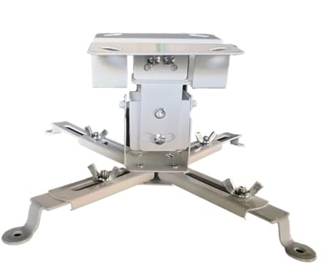 Homoyoyo 15kg Projector Ceiling Mount Adjustable Wall Hanging Projector Bracket for LED Proyector Holder Iron Material for Home Theater Installation