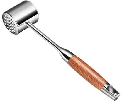MKEMQXBEP Martillo ablandador de Carne de Doble Cara de Acero Inoxidable, Multiusos, Pollo, Carne, nueces, Martillo, Agujas, Herramientas de Cocina(Style 2 1PC)