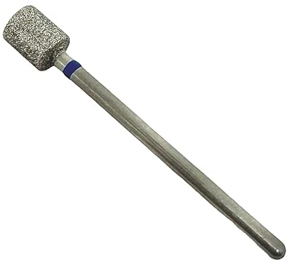 Fräser für Nagel- und Fußpflege mit Diamantschleifer, mittlere Körnung, Zylinderform – Ideal zur Hornhautbehandlung