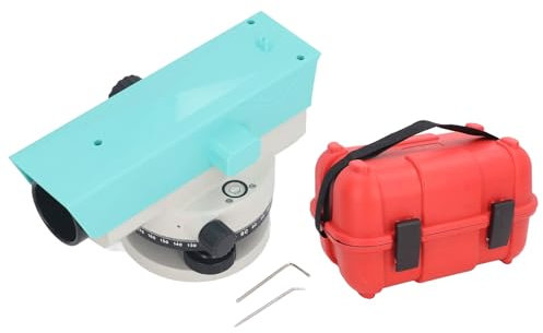 Niveau optique 32x, outil de nivellement automatique de haute précision pour l'arpentage, la construction et l'ingénierie, IP55, alliage d'aluminium, avec accessoires