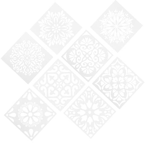 Homoyoyo 8stücke Teiliges Mandala Zeichentemplates Für Junge Mädchen Kreative Graffiti Vorlagen Für Jungen Und Mädchen Mit Verschiedenen Designs Aus Langlebigem Für Spaß Beim Malen