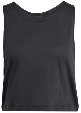 adidas Kobiety Motion Essentials Cropped Tank, black, XXS