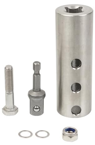 Adattatore per trapano per rimorchio, in acciaio inox, di alta qualità, prodotto per martinetti da 2,5 cm, adattatore per alberi di azionamento