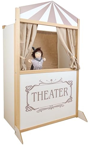Meppi Kaspertheater Caramel - Puppentheater aus Holz für Kinder