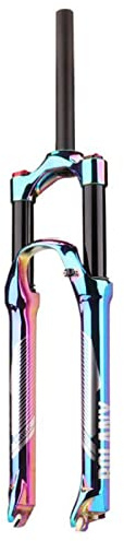 FKXSXAZ Forcella Anteriore con Sospensione pneumatica, Forcella Ammortizzata per Mountain Bike con Escursione da 120 mm, Forcella QR da 27,5/29 Pollici, Forcella MTB in Lega di all
