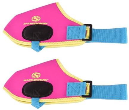 PETSOLA Fundas para Botas de Esquí Fundas para Zapatos de Snowboard Impermeables Y a Prueba de Viento para Hombres Y Mujeres Fundas para Botas de Nieve Regalo, Rose Red L