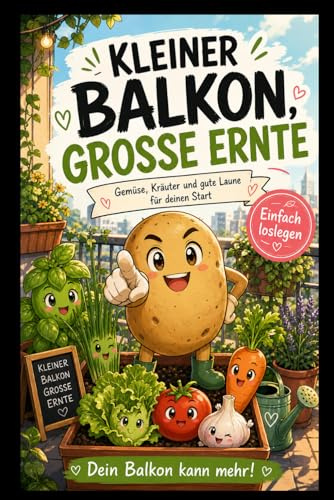 Mein kleiner Balkon Garten Urban Gardening für Anfänger: Der kleine Balkon-Selbstversorger