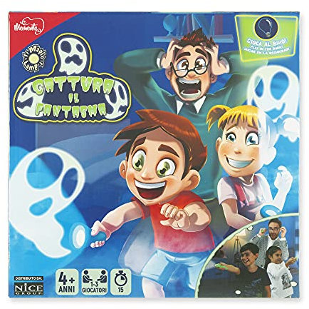 Nice Group - Cattura il fantasma, gioco di società di velocità, abilità e memoria, per bambini dai 4 anni - 47991