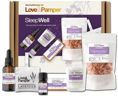 SLEEP WELL Lavender Aromatherapy Pamper Gift Set For Women