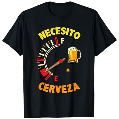 Necesito Cerveza Depósito Vacío Camiseta Graciosa Cerveza Camiseta