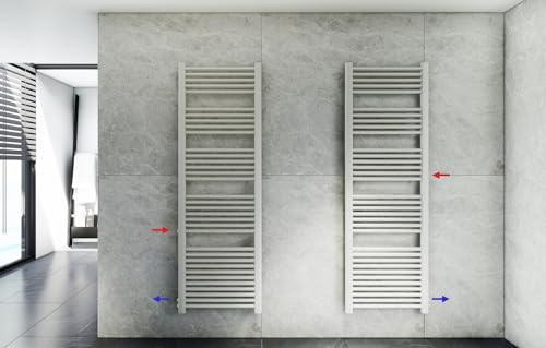 Premium Austauschheizkörper Renovierungsheizkörper Badheizkörper Seitenanschluss (400mm * 1200mm- Anschluss 500/540 mm)