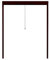 APANA - Fliegengitter Rollo für Fenster bis 130 cm x 160 cm - ausziehbarer Insektenschutz Fenster zum Zuschneiden gegen Fliegen, Insekten und Mücken - Insektenschutzrollo Fenster (Braun)