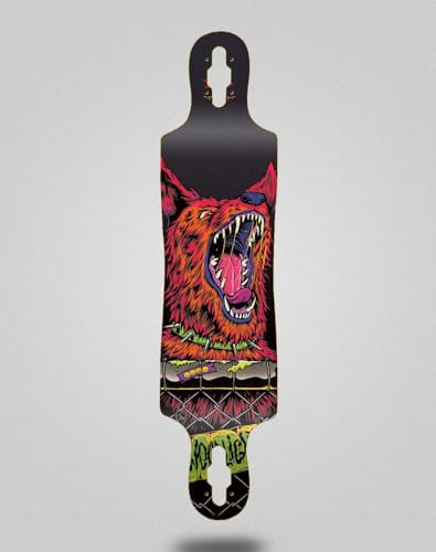 Wood Light Skate Skateboard Longboard Deck 40x9 Drop Attack Series Dog