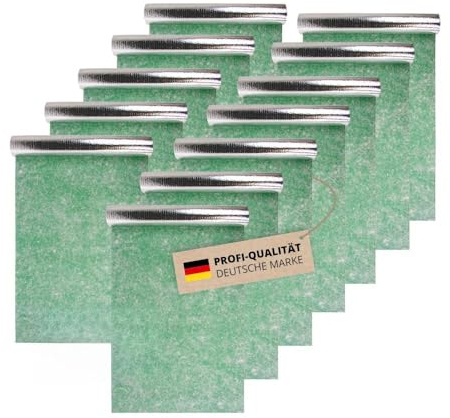 12x Alfa Akustik Trittschalldämmung 10m² – für Laminat und Parkett (120 m²) | Profi-Qualität - Mit Vlies und Dampfbremse - Gehschallreduzierung und Schallminderung - Zugelassen für Fußbodenheizungen