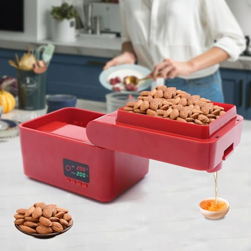 600W Automatische Öl Expeller Ölpresse 5kg/h Elektrische Walnuss Ölmühle Ölpressemaschine,für einschließlich Tungsamen, Erdnüssen, Sojabohn