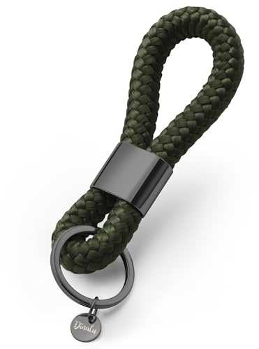 Dinalu [TEST SEHR GUT, NOTE 1.1] Schlüsselanhänger aus Paracord, Geschenke für Geburtstag Frauen beste Freundin, Dankeschön Geschenk, Auto Schlüsselband, Schlüssel Anhänger