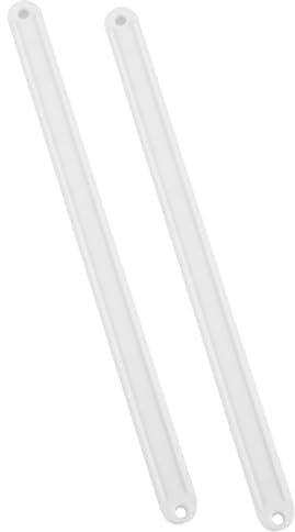 CANIGHT 1 Satz Schubladenschienen Aus Kunststoff Selbstklebende Gleitschienen Geoove Teil Schubladenschienenführung Spuren Schubladenschienenhalterung Schienenschublade Ventil Plastik Weiß