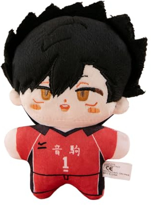 Zhongkaihua Haikyuu Kuroo Tetsurou Oreiller en peluche 20 cm PP coussin en coton doux rembourré pour sac de voiture porte-clés décoration de maison canapé pendentif pour les fans
