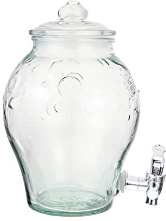 Alipis Contenedor Hermético De Vidrio Con Tapa Abs Para Whisky Vino Ron Para De Inauguración Fiestas y Bodas