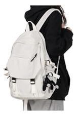 SZLX Zaino Scolastico Da Donna Leggero Scuola Casual Daypack College per Computer Portatile Uomo Donna Resistente All'acqua Zaino Da Viaggio per Adolescenti Lo Sport Liceo Medio Bookbag per ragazze
