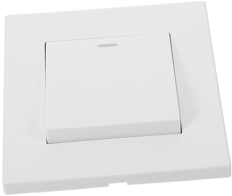 EXCEART Interruttore Luce Parete in Policarbonato e Bronzo Fosforoso Pannello Interruttori Moderno e Durevole Facile Controllo Tocco Sostituzione per Casa e Soggiorno