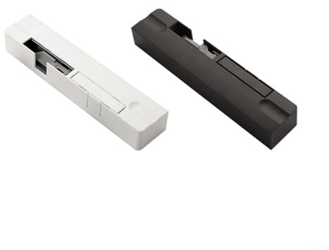 Cierrapuertas hidráulico con amortiguador para puertas de madera, ajustable, silencioso y seguro, con función antiatascos, adecuado para puertas interiores y exteriores (negro-izquierda)