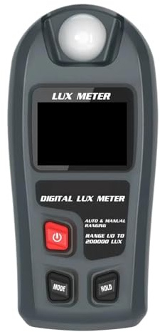 Misuratore di luce, Lux Meter Illuminometro Digitale 0 ~ 200.000 lux LCD Pocket Light Lux/FC Misura Tester Sensore Fotometro Luxmeter, Fotografia del misuratore di luce