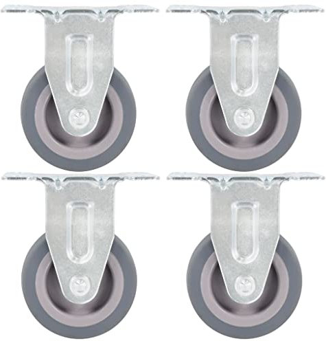 vidaXL 16 pcs Fixed Casters 50 mm