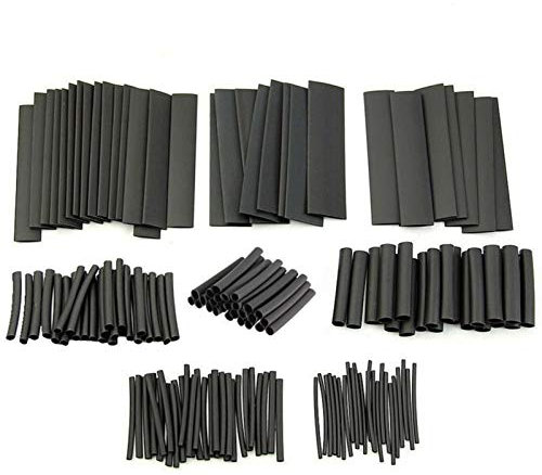 Kabelführungshülse 127 stücke Wärmeschrumpfhülsenrohr Rohr Sortiment Kit Elektrische Verbindung Elektrische Draht Wickel Kabel Wasserdicht Kabelschläuche (Color : 127 Pcs)