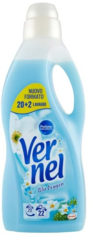 Vernel Ammorbidente Diluito Blu 22 Lavaggi 1452ml, 1452ml