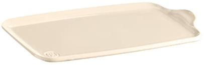 Planche Aperitivo XL/Planche à four/cuisson et service, céramique, rectangulaire 32 x 21 cm, couleur beige Argile