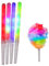 Candy Floss Machine, LED Glowing Sticks for Cotton Candy Machine Light Up Candy Floss Sticks (White)