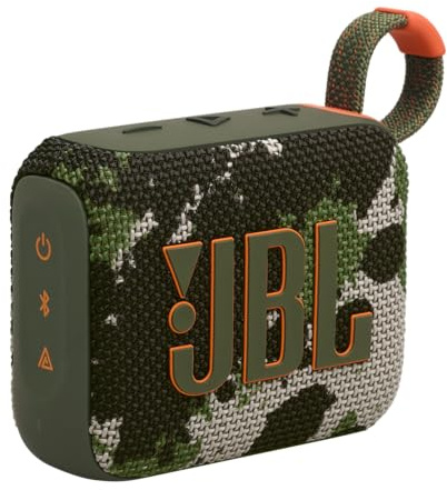 JBL Go 4 - Altavoz Bluetooth ultra portátil, impermeable y a prueba de polvo, sonido Big Pro con graves fuertes, batería integrada de 7 horas, fabricado en parte con materiales reciclados (cuádruple)