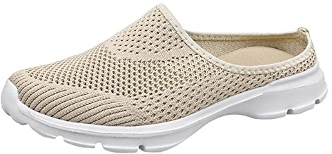 Women's Summer Shoes with Wedge Heel, Trainers Platform Women's Black Casual Shoes Breathable Trainers Lightweight Outdoor Shoes Leisure Low Shoes Non-Slip Walking Shoes Comfortable Slippers
