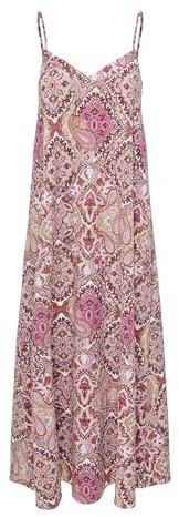 Onlnova Life Vis Roxy Robe Longue AOP, Ibis Rose., L