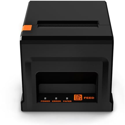 YDuupxe Impresora POS Impresoras Térmicas de Recibos Soporte de Impresión de 80 Mm Cajón de Efectivo ESC Dispositivo Compatible Utilizado para Restaurante Supermercado (UE-1)