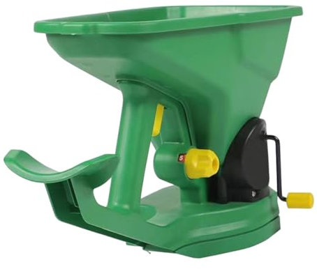 NULYLU Versatile Hand Crank Seeder Portable Spreader Lawn Fertilizer Evergreen Broadcaster