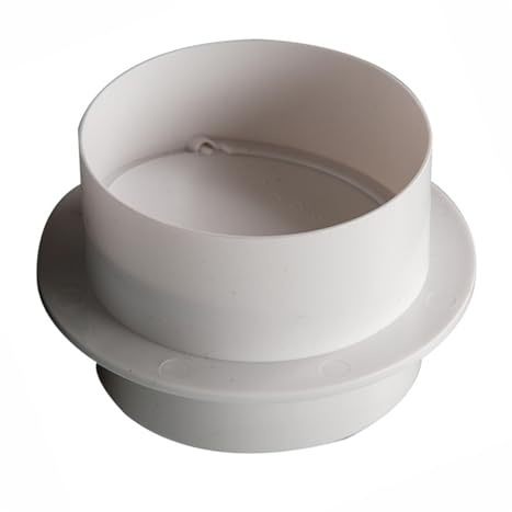 OZWANY 1 PCS Ventilation Duct Circular Check Valve Duct Control Exhaust Fan Duct Accessories(150MM)
