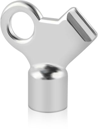 Heater Bleed Key 5.5mm - Heavy Duty Radiator Bleed Key Ideal for Bleeding Heaters, Durable and Ergonomic for Optimal Use (Pack of 1)