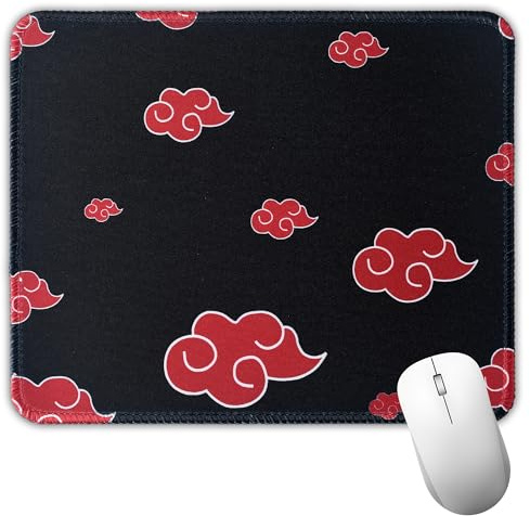 GTOTd Anime Cloud Mouse Pad(1 Pcs) with Non-Slip Rubber.Gifts Merch Waterproof Mousepad,7.9×9.5 In Stitched Edge Gaming Accessories for Computers Laptop Mouse