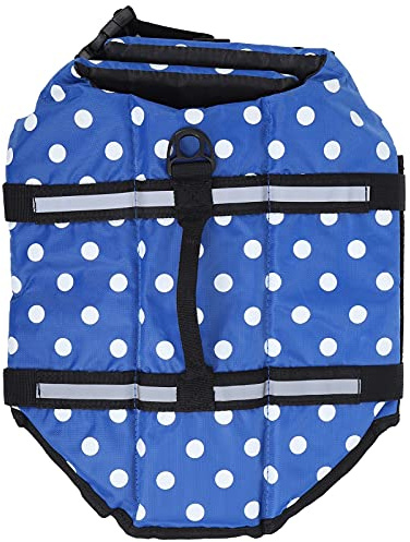 Hundeschwimmweste, Sicherheitsweste, verstellbar, reflektierend, mit hohem Auftrieb für Wassersport, Größe XL
