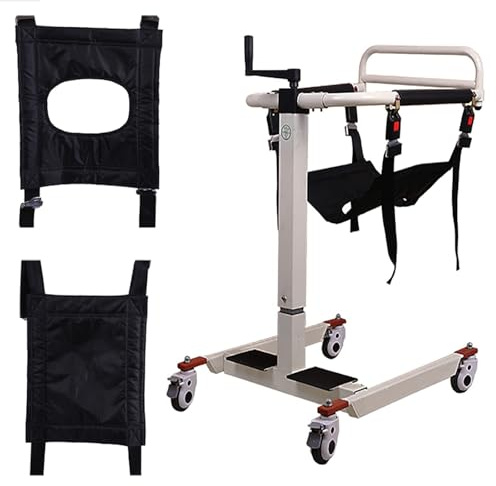 Patient Transfer Chair Shower Chair Portable Toilet Wheelchair Multifunction Transport Chair for Elderly Home Use Mobility Aid Commode with Wheels