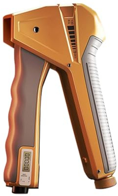 Janasiba 10-120KG Griffkrafttrainer Verstellbarer Widerstand Handtrainer Smart Counting Handtrainer für Muskelaufbau Orange