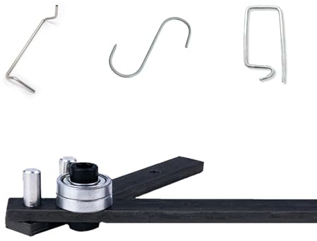 Curvatubi manuale, flessibile per metallo, diametro massimo 10 mm, asta in acciaio, piegatrice a mano, per rame, alluminio e ferro