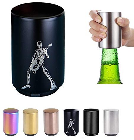 Push Down Bottle Opener,Magnetic Beer Bottle Opener,Press Down Automatic Bottle Opener,Magnet Beer Cola Soda Crown Cap Top Bottle Opener Tool Kitchen Gadgets Accessories Christmas Gifts for Men