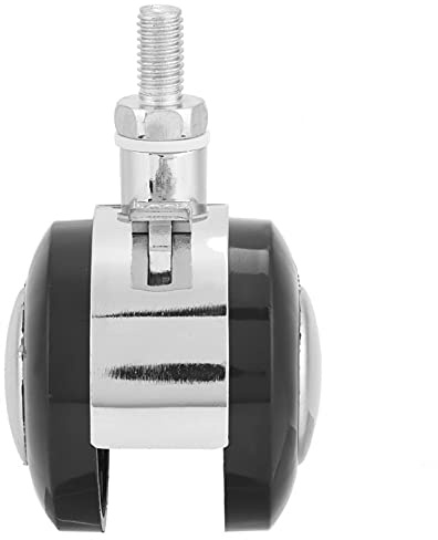 4pcs 2inch Roulette pivotante 360 ​​Rotation Roulettes Roulette pivotante en alliage de zinc robuste pour meubles, appareils électriques, bureau, charge maximale 30 kg
